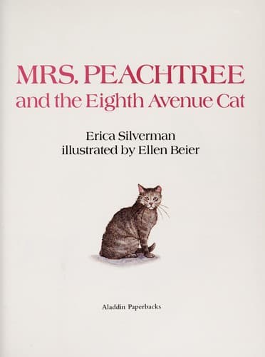 Cover of Mrs. Peachtree and the Eighth Avenue cat