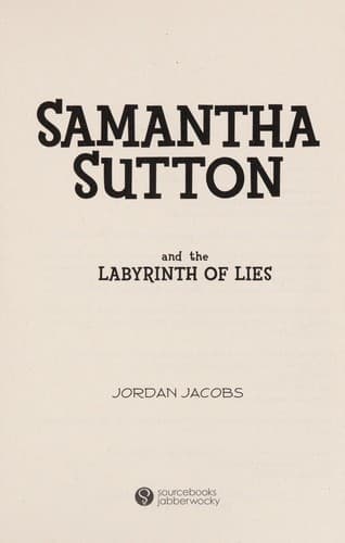 Cover of Samantha Sutton and the labyrinth of lies