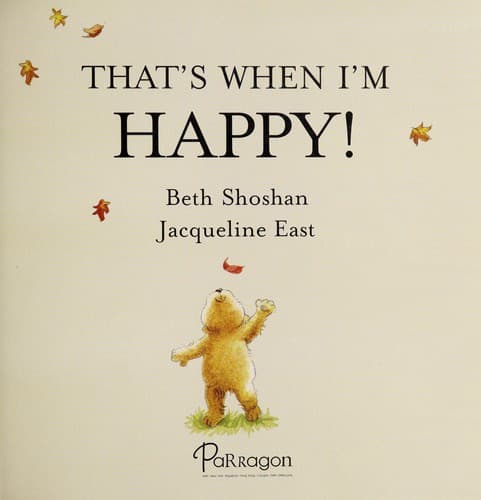 Cover of That's when I'm happy!