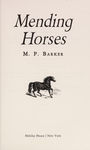 Cover of Mending horses