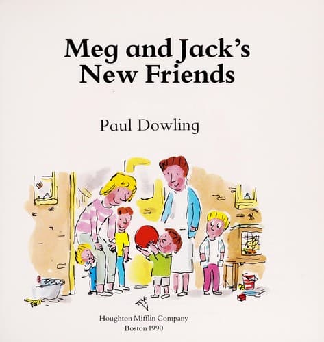 Cover of Meg and Jack's new friends