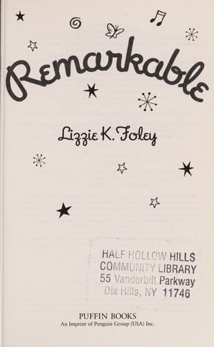 Cover of Remarkable
