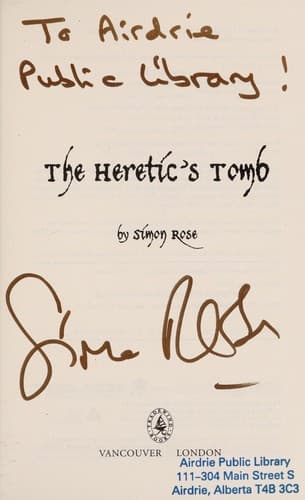 Cover of The heretic's tomb