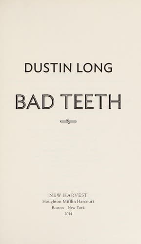 Cover of Bad teeth