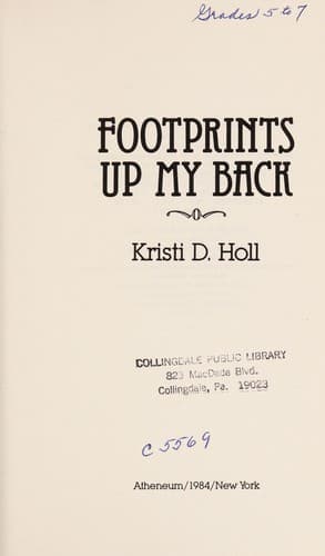 Cover of Footprints up my back