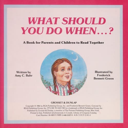 Cover of What should you do when--?