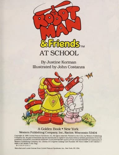 Cover of Robotman & Friends At School