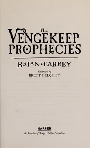 Cover of The Vengekeep prophecies