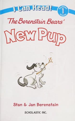 Cover of The Berenstain Bears' new pup