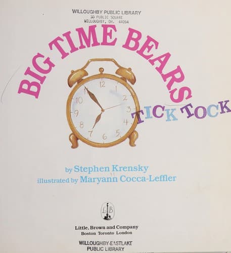 Cover of Big time bears