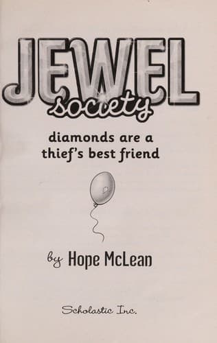 Cover of Diamonds are a thief's best friend