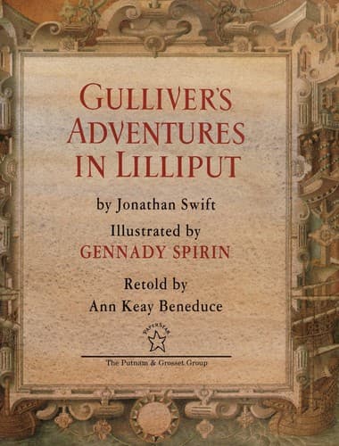 Cover of Gulliver's adventures in Lilliput