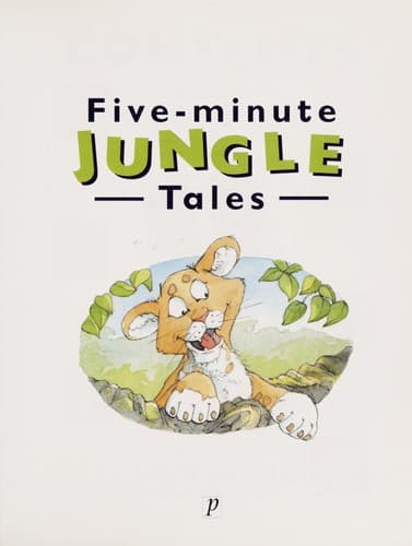 Cover of Five-minute Jungle Tales