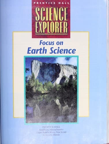 Cover of Focus on Earth Science California Edition