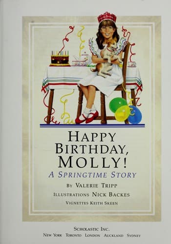 Cover of Happy birthday, Molly! : a springtime story