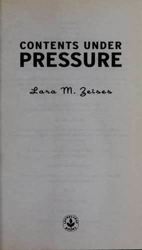 Cover of Contents under pressure