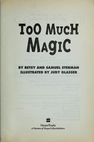 Cover of Too much magic