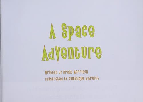 Cover of A space adventure