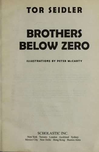 Cover of Brothers below zero