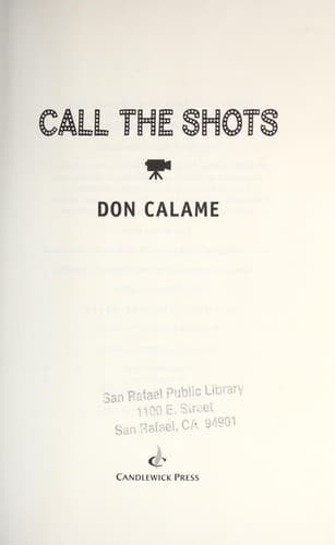 Cover of Call the shots