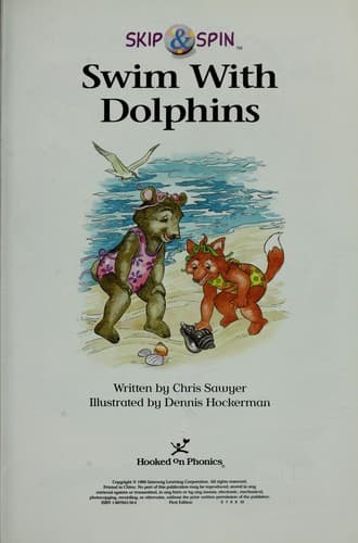 Cover of Skip & Spin swim with dolphins