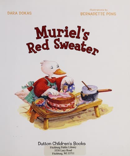 Cover of Muriel's red sweater