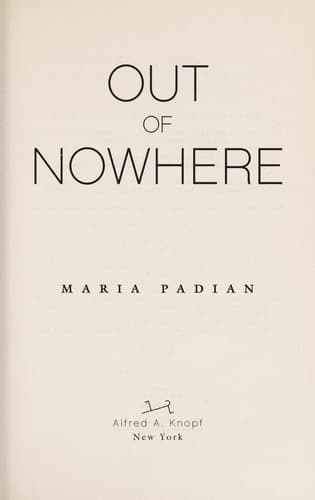 Cover of Out of nowhere