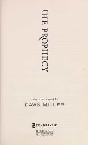 Cover of The prophecy