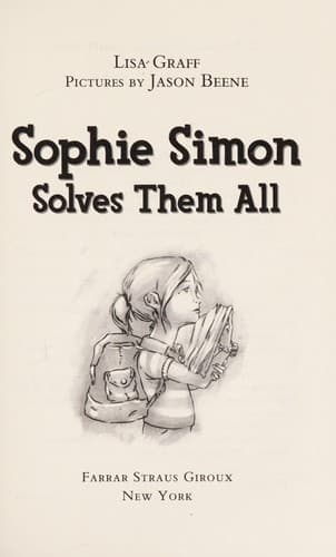 Cover of Sophie Simon solves them all