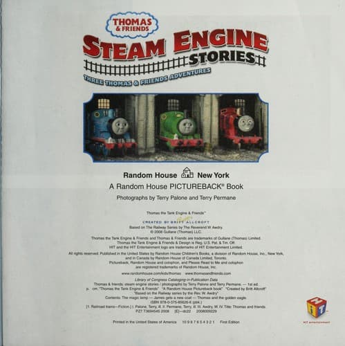 Cover of Steam engine stories : three Thomas & friends adventures