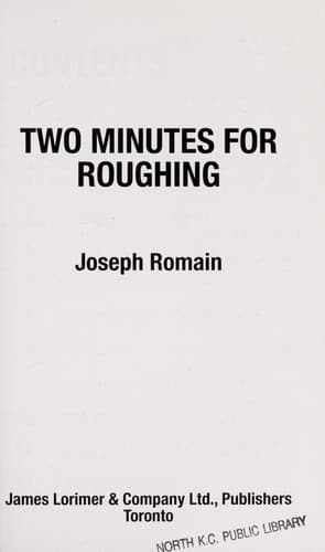 Cover of Two minutes for roughing