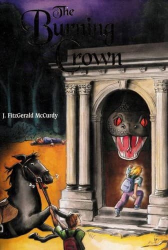 Cover of The burning crown