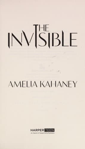 Cover of The invisible