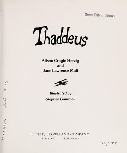 Cover of Thaddeus