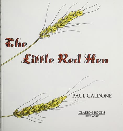 Cover of The little red hen