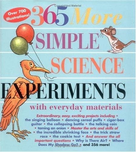 Cover of 365 more simple science experiments with everyday materials