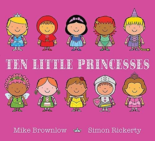 Cover of Ten Little Princesses Board Book