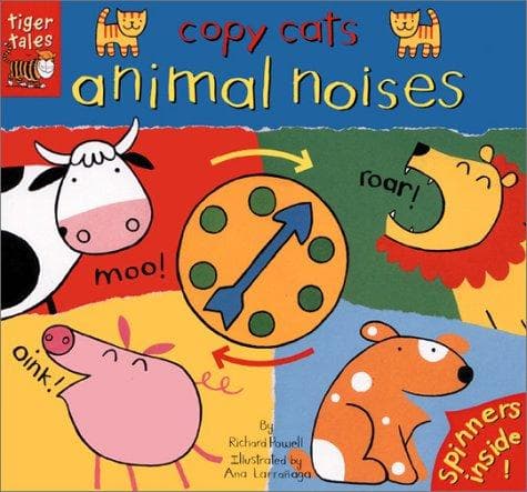 Cover of Animal Noises (Copy Cats Spinner Board Books)