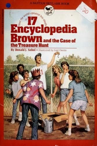 Cover of Encyclopedia Brown and the Case of the Treasure Hunt