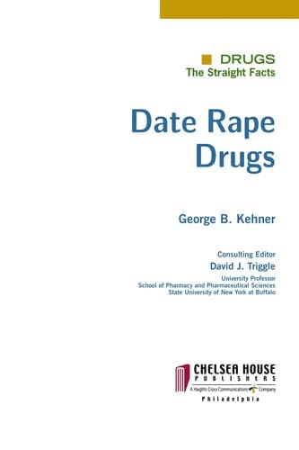 Cover of Date rape drugs