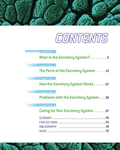 Cover of Excretory system