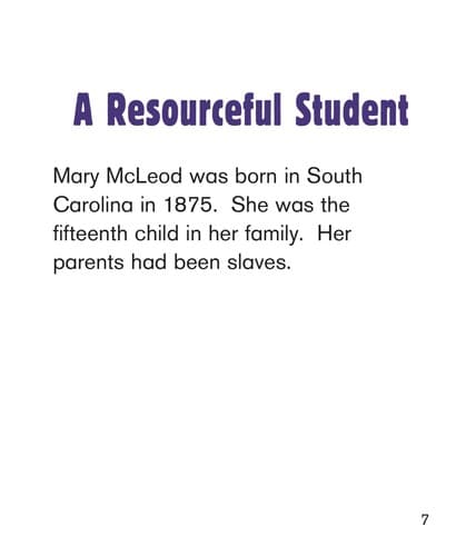 Cover of Mary McLeod Bethune