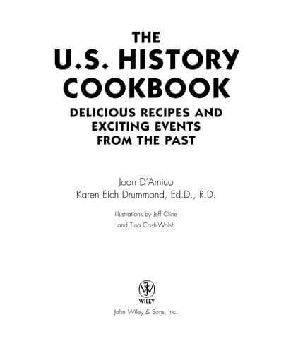 Cover of The U.S. History Cookbook
