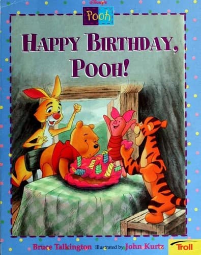 Cover of Disney's Happy Birthday, Pooh!