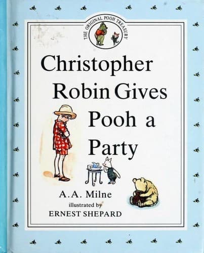 Cover of Christopher Robin Gives Pooh a Party