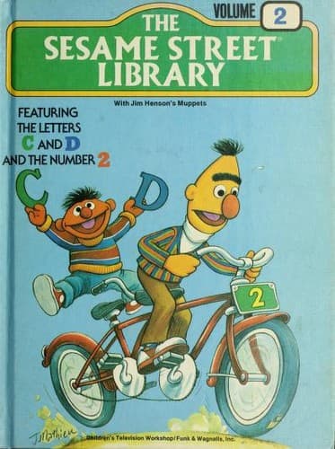 Cover of The Sesame Street Library Vol. 2 (C-D) with Jim Henson's Muppets