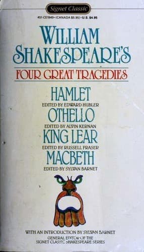 Cover of Tragedies (Hamlet / King Lear / Macbeth / Othello)