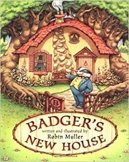 Cover of Badger's new house