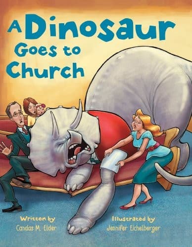 Cover of A Dinosaur Goes to Church
