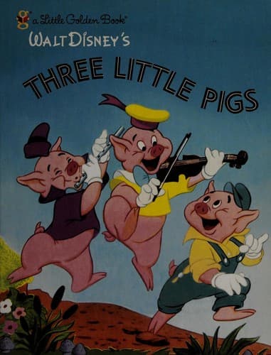 Cover of Walt Disney's The three little pigs